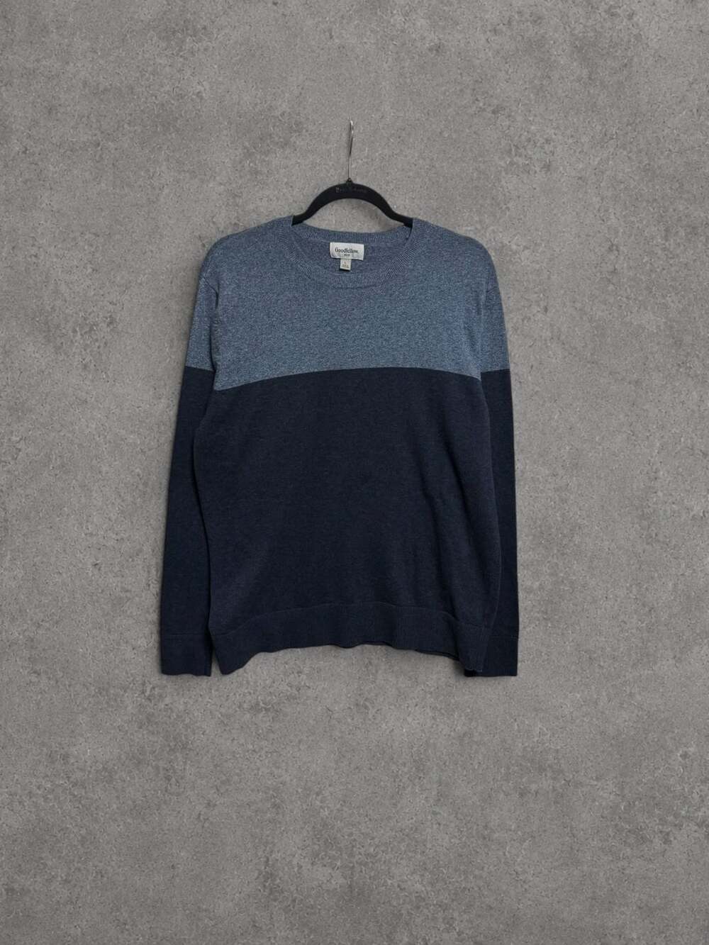 Goodfellow & Co Men's Two-Tone Colorblock Crewneck Sweater